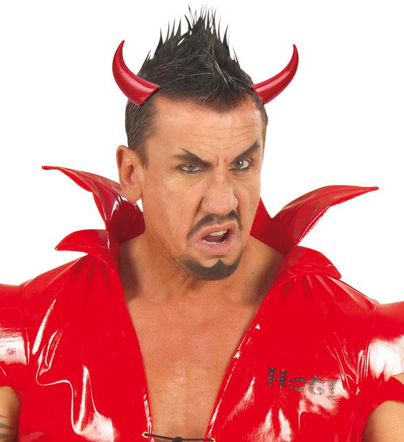 Widmann SRL Rode duivel hoorntjes diadeem