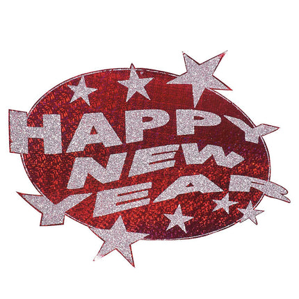 Widmann SRL Rode happy new year decoratie