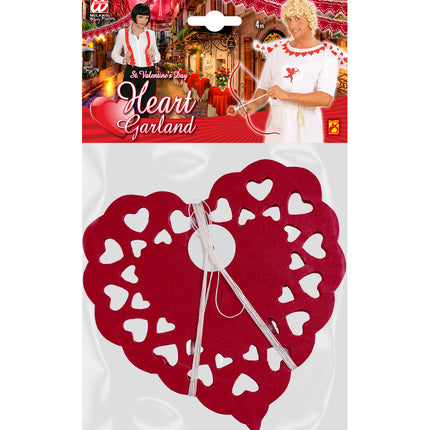 Widmann SRL Rode hartjes slinger voor Valentijnsdag