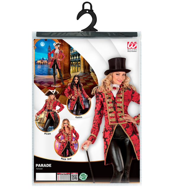 Widmann SRL Rode Jaquard parade show slipjas