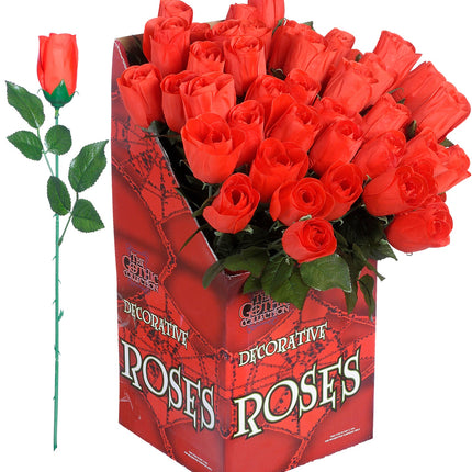 Widmann SRL Rode nep roos 44cm