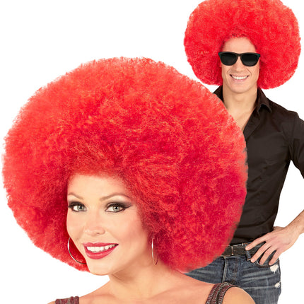 Widmann SRL Rode oversized Afropruik