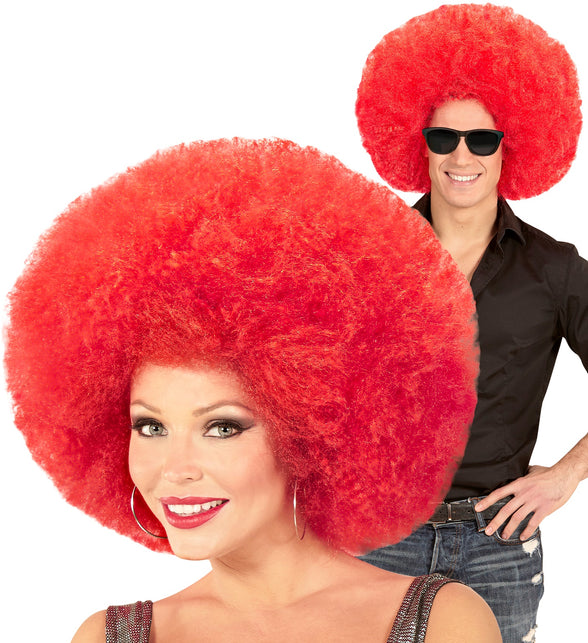 Widmann SRL Rode oversized Afropruik