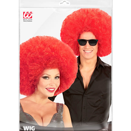 Widmann SRL Rode oversized Afropruik