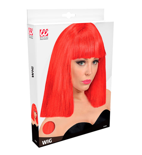 Widmann SRL Rode pruik showgirl