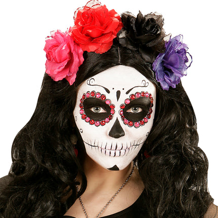 Widmann SRL Rode roos haarclip