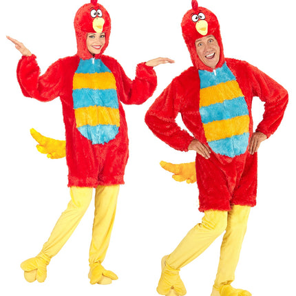 Widmann SRL Rode vogel pakken voor volwassenen