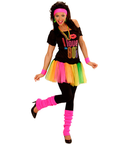 Widmann SRL Roze beenwarmers neon