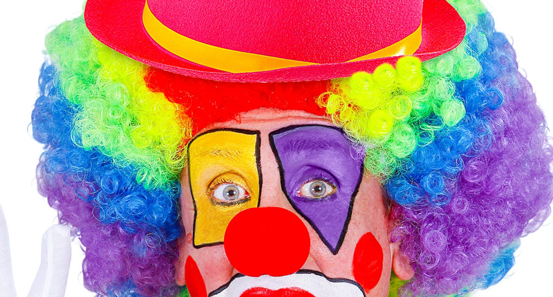 Widmann SRL Roze clowns bolhoed