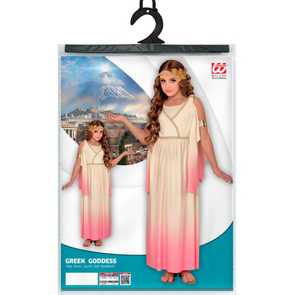 Widmann SRL Roze Griekse godin jurkjes voor meiden