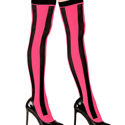 Widmann SRL Roze met zwarte kousen