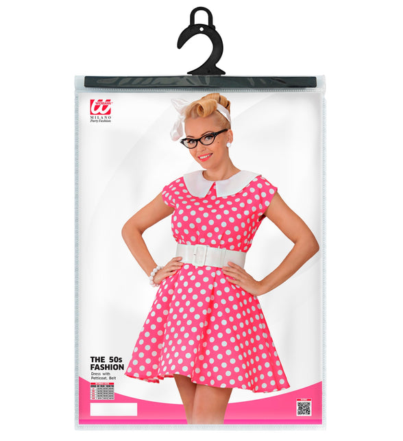 Widmann SRL Roze Rock & Roll jurkjes uit de 50er jaren