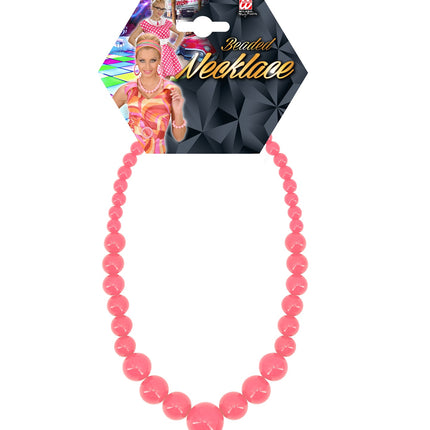 Widmann SRL Roze seventies parelketting