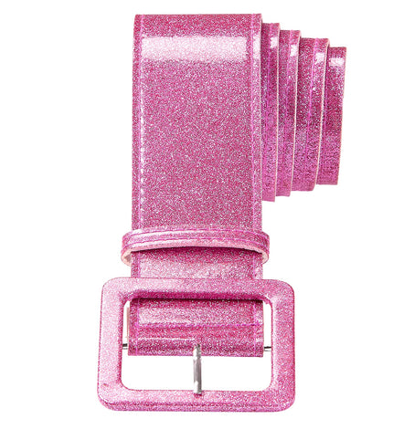 Widmann SRL Roze showriem met glitters