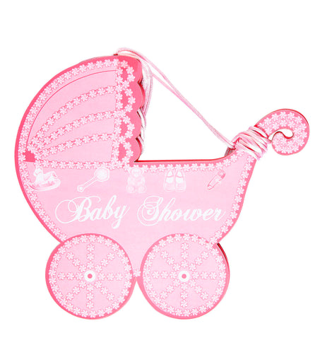 Widmann SRL Roze slinger met kinderwagentjes