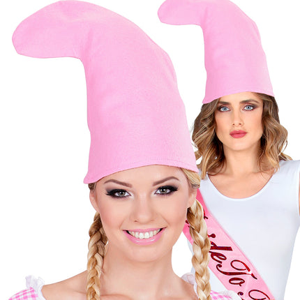 Widmann SRL Roze smurfen muts