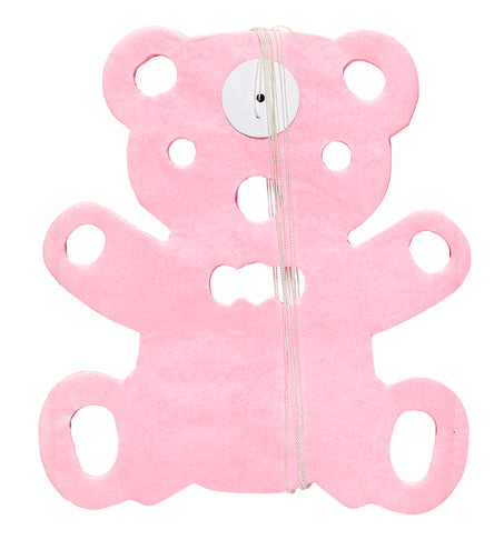 Widmann SRL Roze Teddy beertjes slinger voor geboorte