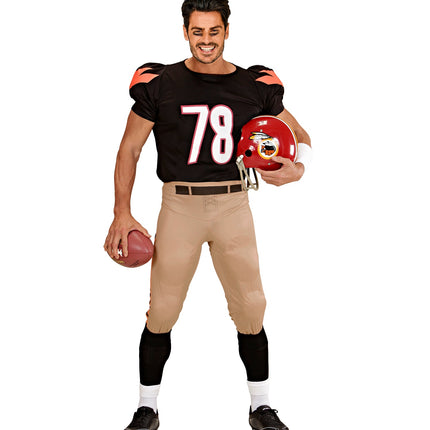 Widmann SRL Rugby pak American footballer kostuum