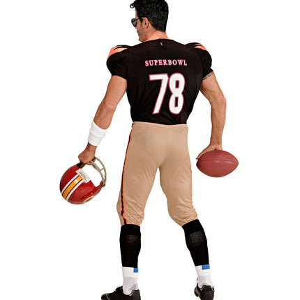 Widmann SRL Rugby pak American footballer kostuum