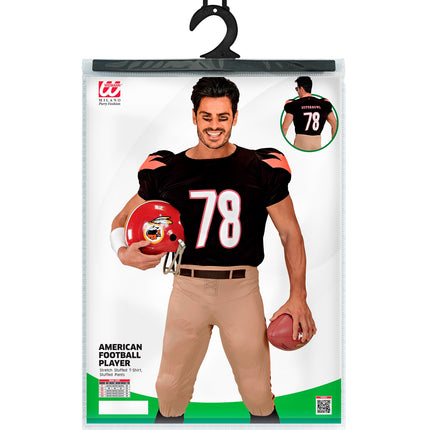 Widmann SRL Rugby pak American footballer kostuum