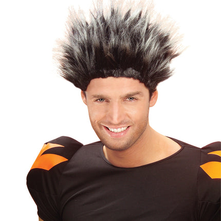 Widmann SRL Rugby pruik Max grijs