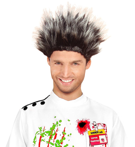 Widmann SRL Rugby pruik Max grijs