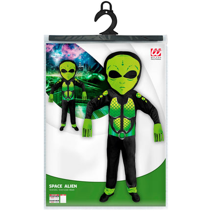 Widmann SRL Ruimtemonster Alien kostuum kind