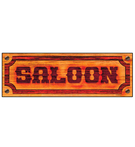 Saloon bord decoratie