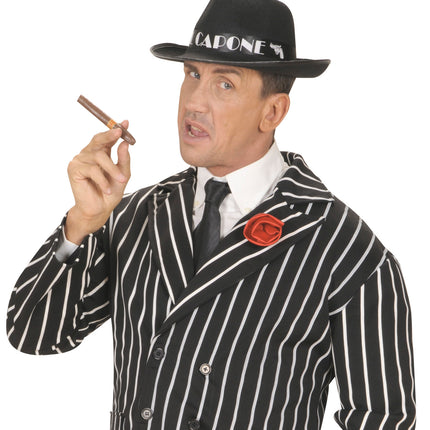 Widmann SRL Satijn zwarte stropdas