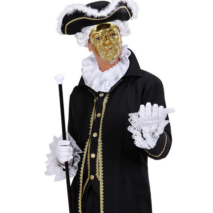 Widmann SRL Satijnen kraag wit