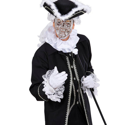 Widmann SRL Satijnen kraag wit