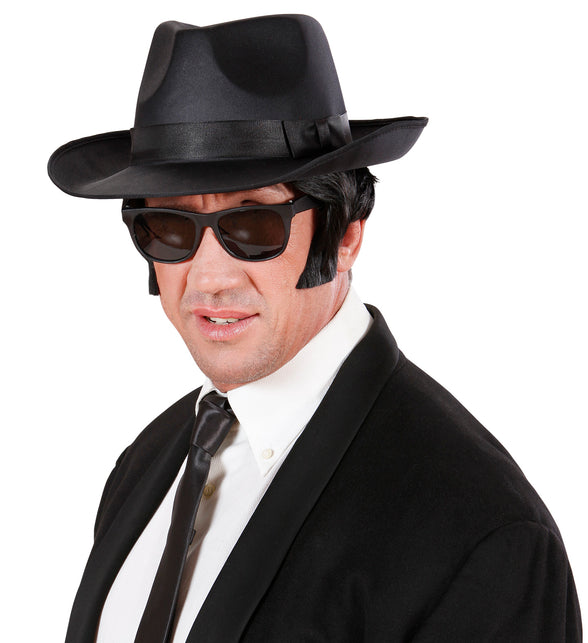 Widmann SRL Satijnen zwart hoed