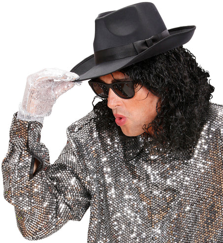 Widmann SRL Satijnen zwart hoed