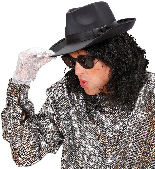 Widmann SRL Satijnen zwart hoed