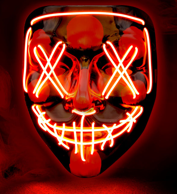 Widmann SRL Scary masker rood led