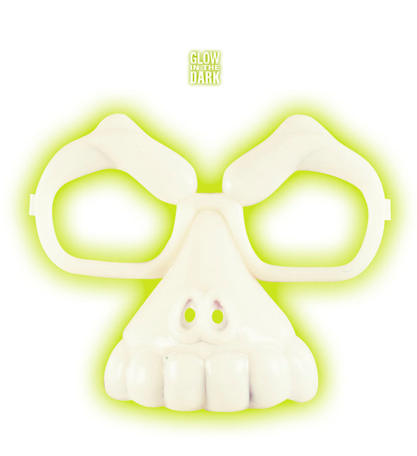 Widmann SRL Schedel bril glow in the dark