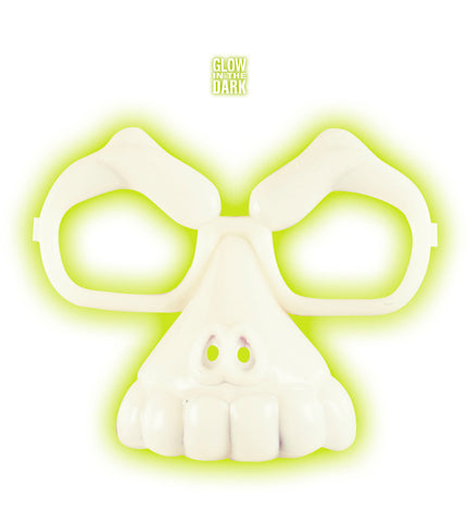 Widmann SRL Schedel bril glow in the dark