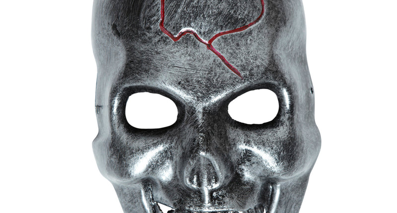 Widmann SRL Schedel masker ijzer metaal look