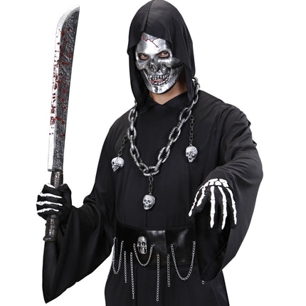 Widmann SRL Schedel masker ijzer metaal look