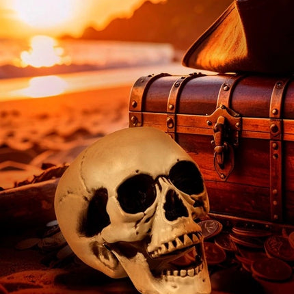 Widmann SRL Schedel met beweegbare kaak 12cm Mees