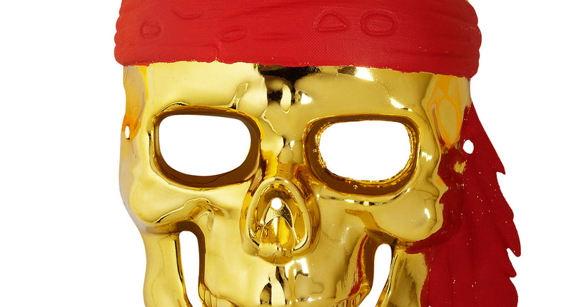 Widmann SRL schedelmasker piraat goud