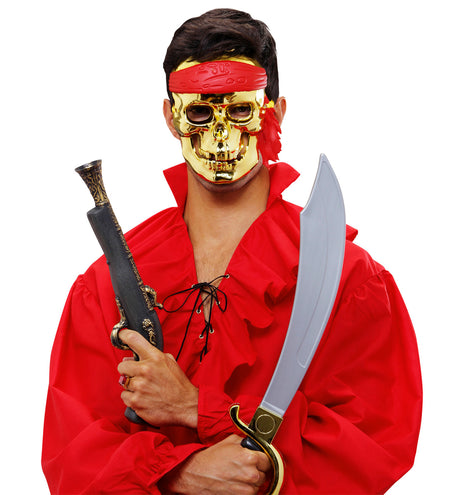 Widmann SRL schedelmasker piraat goud