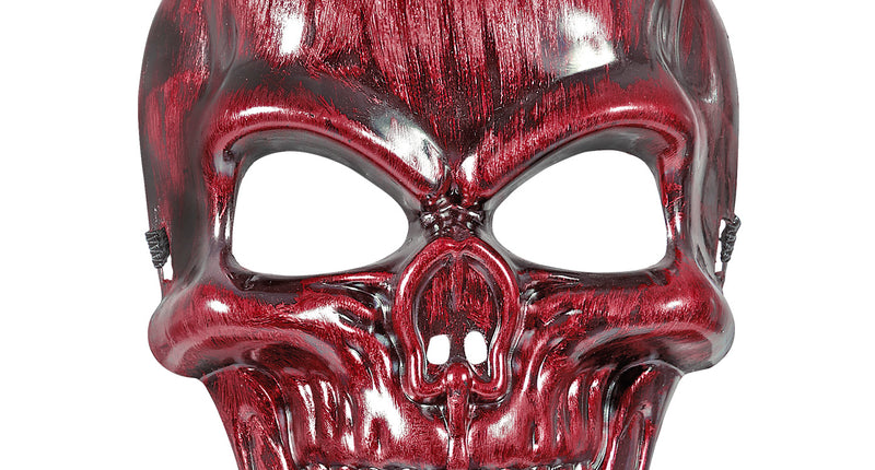 Widmann SRL Schedelmasker rood metallic