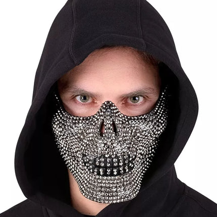 Widmann SRL Schedelmasker strass Mees