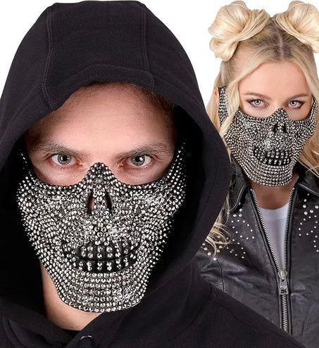 Widmann SRL Schedelmasker strass Mees