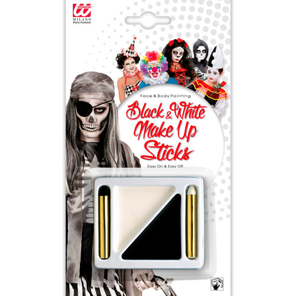 Widmann SRL Schmink set zwart en wit