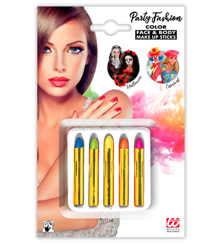 Widmann SRL Schmink stiften  5 kleuren