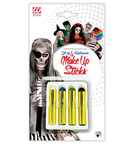 Widmann SRL Schmink stiften halloween kleuren