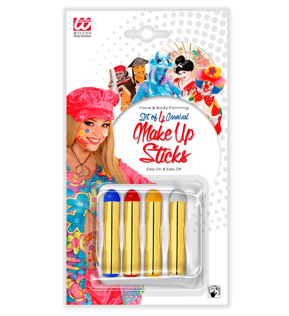 Widmann SRL Schminkstiften Jumbo Set Van 4