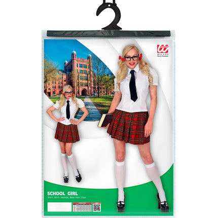 Widmann SRL Schoolmeisje kostuum voor dames